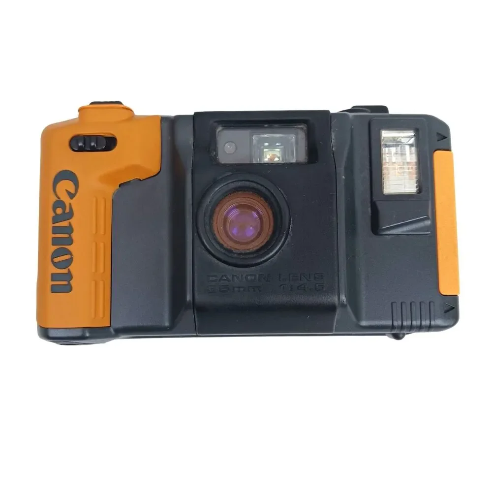 Canon Aqua Snappy AS-6 Underwater 35mm Camera Auto focus Yellow Black